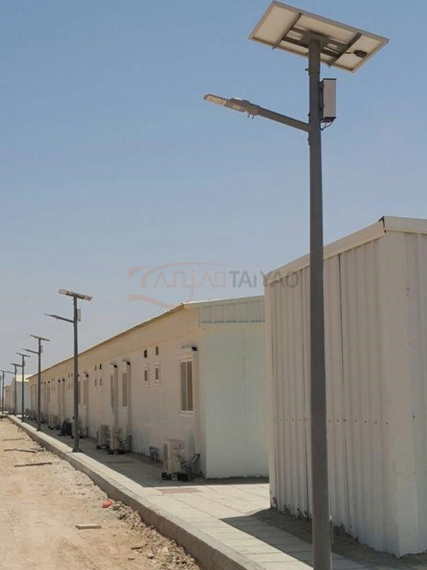 Jordan 4M 30W solar street light with lithium battery